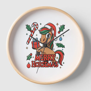 Reloj Funny Horse Merry Horsemas