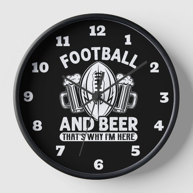 Reloj Fútbol Y Cerveza (Anverso)