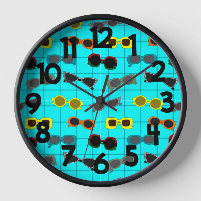Reloj Gafas de sol modernas de mediados de siglo (Anverso)
