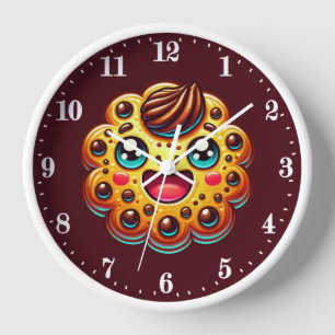 Reloj Galleta de trozos de chocolate