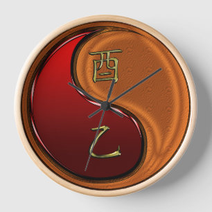 Reloj Gallo de Madera