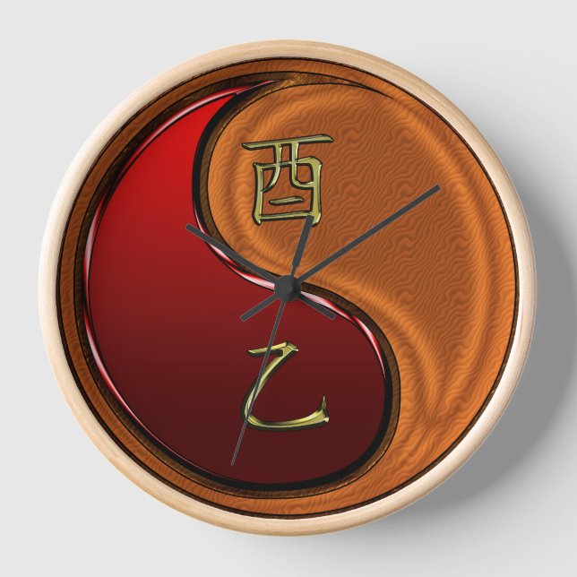 Reloj Gallo de Madera (Anverso)