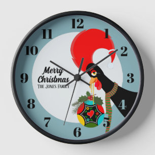 Reloj Gallos portugueses y Navidades holandeses baubles