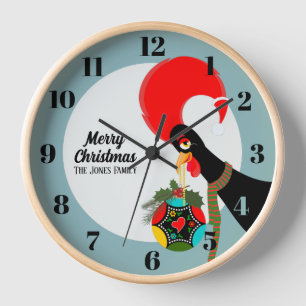 Reloj Gallos portugueses y Navidades holandeses baubles