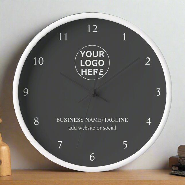 Reloj Gary Logo l Business Office Branded Gray (Subido por el creador)
