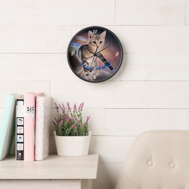 Reloj Gatito lindo (Sala de lectura)