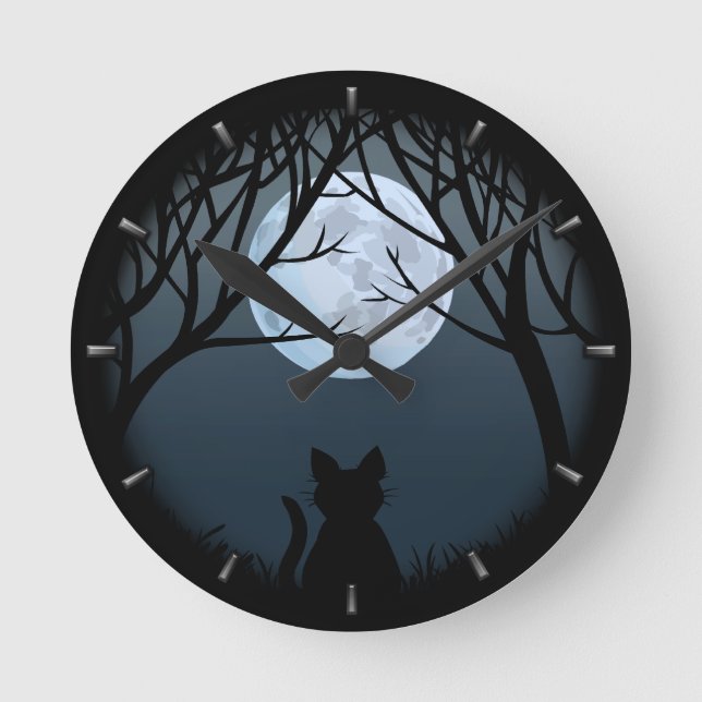 Reloj Gato Grasa Cute Gato Lover Clocks Y Decoraci (Anverso)