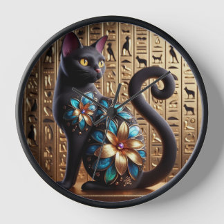 Reloj Gato negro egipcio