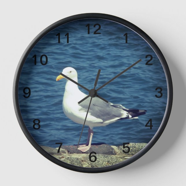 Reloj Gaviota En La Bahía (Anverso)