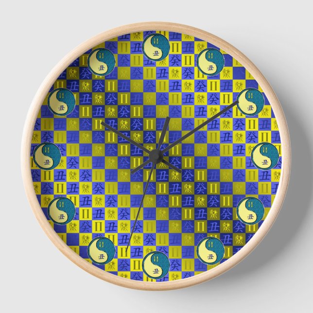 Reloj Géminis y Buey de Agua (Anverso)
