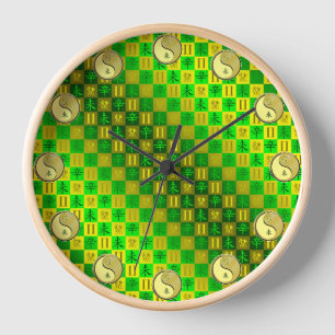Reloj Géminis y Cabra de Metal