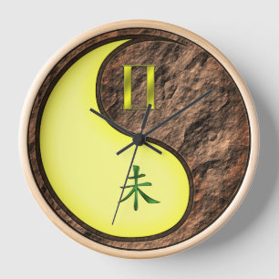 Reloj Géminis y Cabra de Tierra