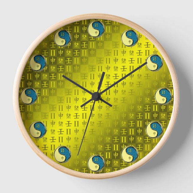 Reloj Géminis y Mono de Agua (Anverso)