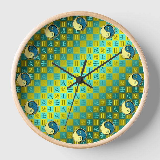 Reloj Géminis y Perro de Agua (Anverso)
