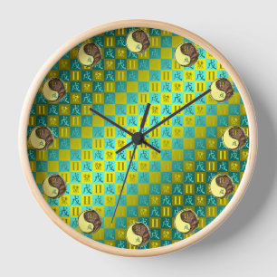 Reloj Géminis y Perro de Tierra