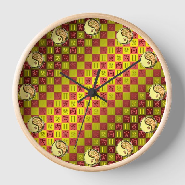 Reloj Géminis y Tigre de Fuego (Anverso)