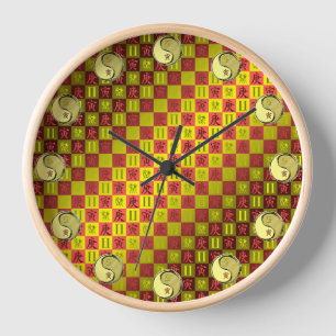 Reloj Géminis y Tigre de Metal