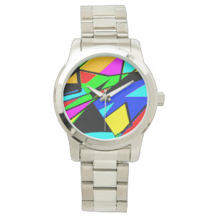 Reloj geométrico de color Unisex