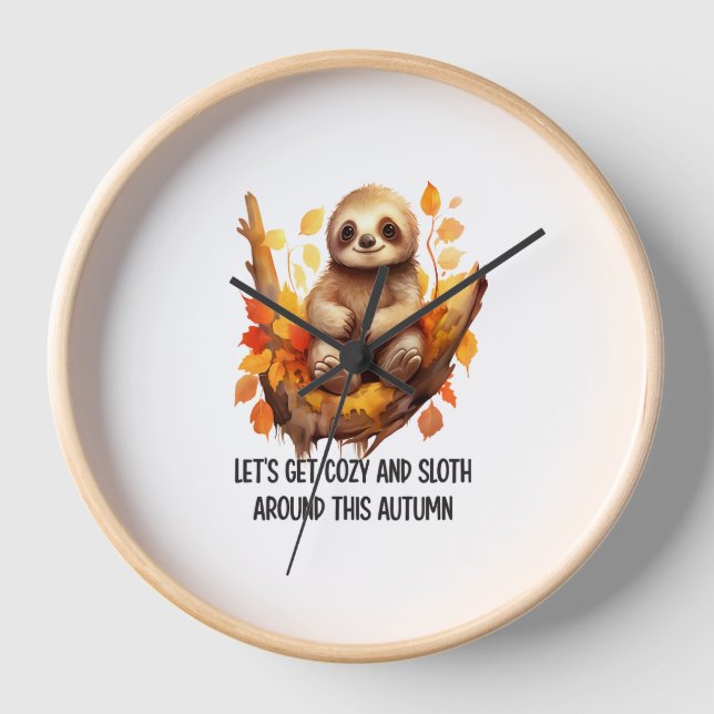 Reloj Get Cozy and Sloth Around This Autumn (Anverso)