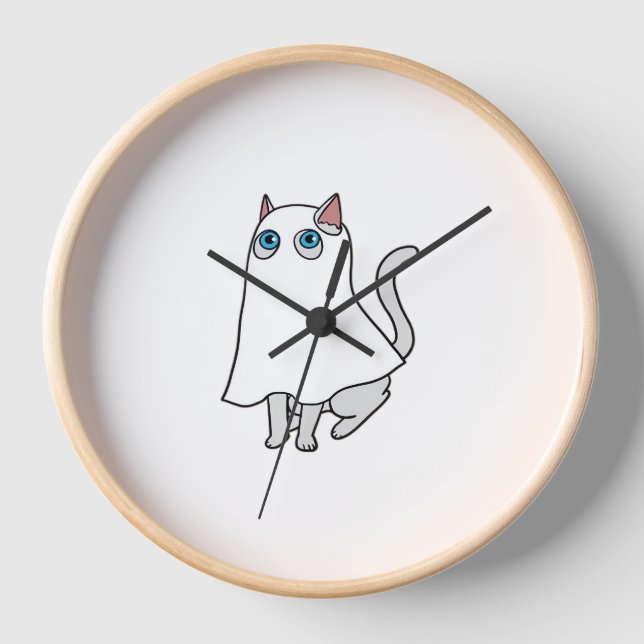 Reloj Ghost Cat Classic T-Shirt_1 (Anverso)