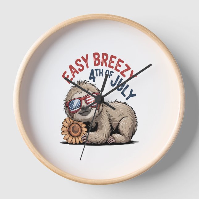 Reloj Girasol eslovaco 4 de julio (Anverso)