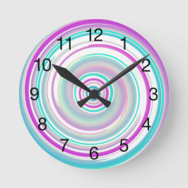 Reloj Giro colorido con números negros