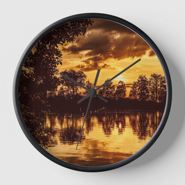 Reloj Golden Twilight Sunset (Anverso)