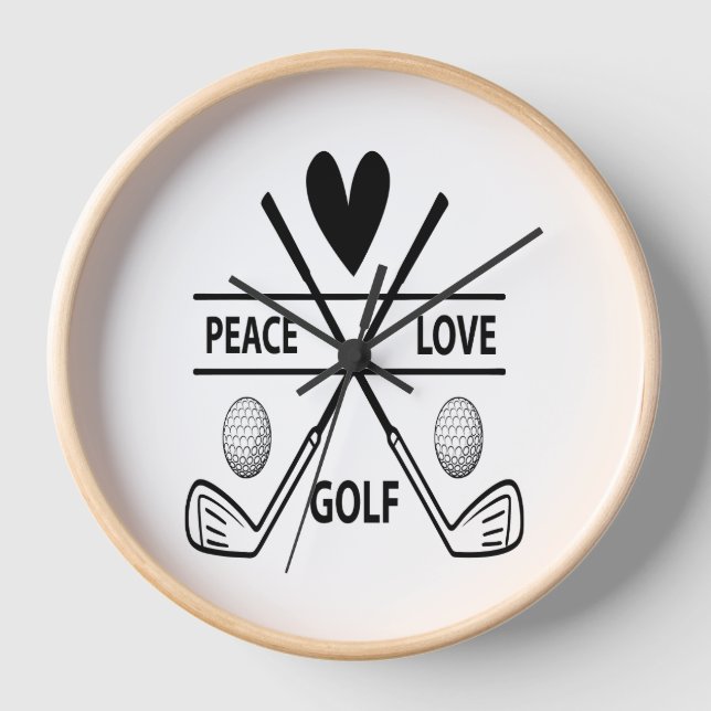 RELOJ GOLF DE AMOR DE LA PAZ (Anverso)