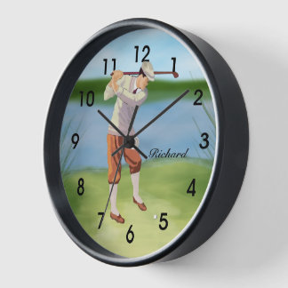 Reloj Golfista de época personalizada por el Riverbank