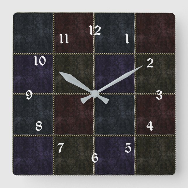 Reloj gótico del bloque de oro de Damask medieval (Anverso)