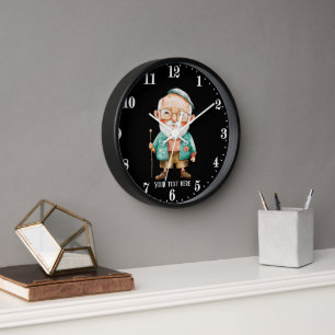 Reloj Gracioso abuelo agregar texto