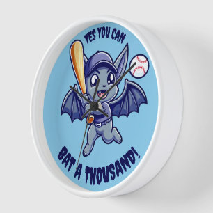 Reloj Gracioso Bat Cute Sí Puedes Batir A Mil!