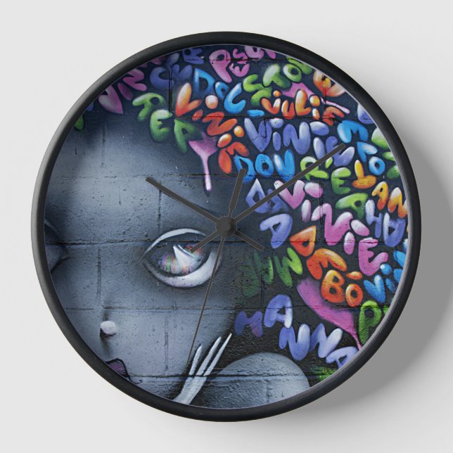 Reloj Graffiti de hada linda (Anverso)