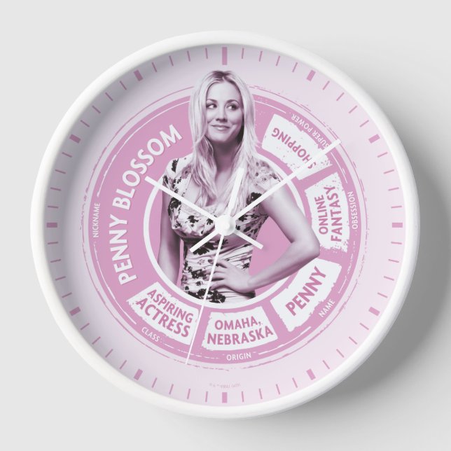 Reloj Gráfico informativo Penny Blossom (Anverso)