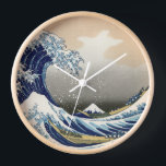 Reloj Gran ola de Kanagawa | Hokusai |<br><div class="desc">La Gran Ola de Kanagawa es una huella de madera de Katsushika Hokusai.</div>