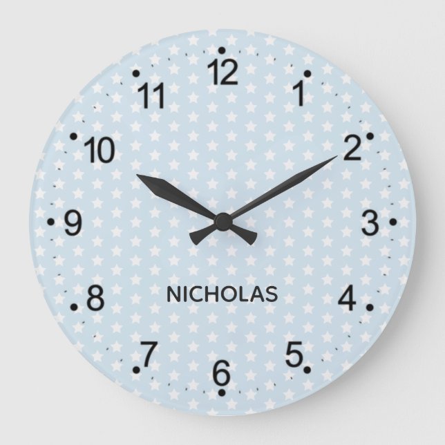 Reloj grande azul brillante (Anverso)