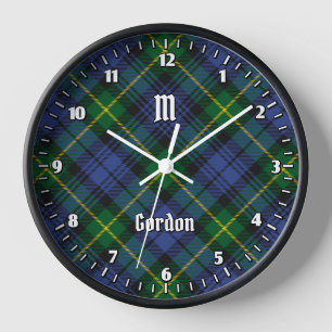 Reloj grande de Clan Gordon Tartan