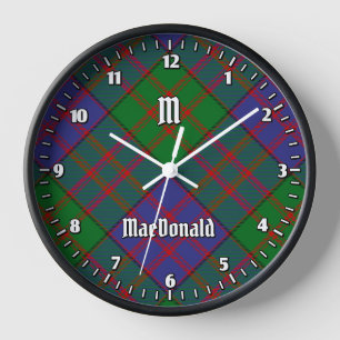 Reloj grande de Clan MacDonald Tartan