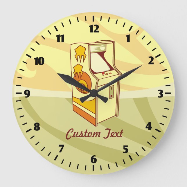 reloj grande de consola de juegos en cascada (Anverso)