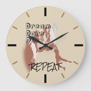 Reloj grande de credo de alpinista