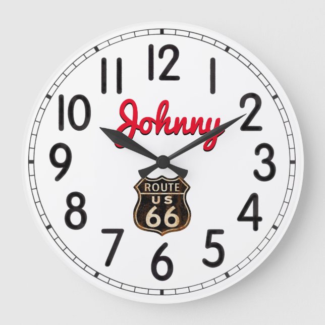 Reloj grande de la ruta 66 de Johnny (Anverso)