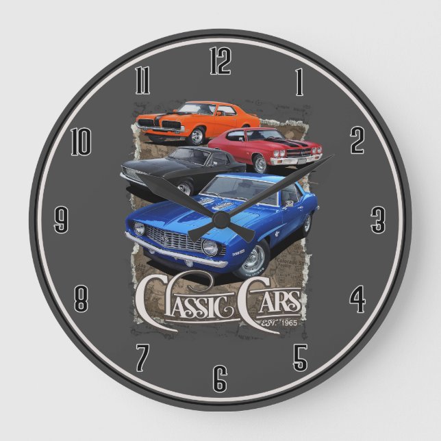Reloj grande de los coches clásicos (Anverso)