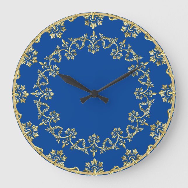 Reloj grande de oro retro (Anverso)