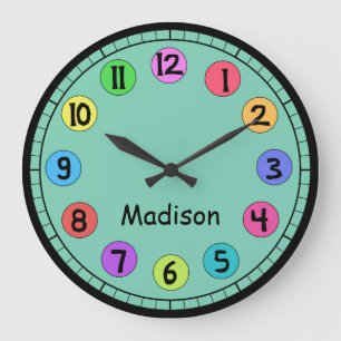 Reloj grande de Personalizable colorido