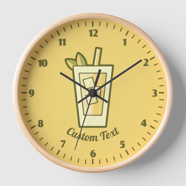 Reloj grande de té con hielo (Anverso)