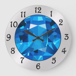 Reloj grande de zafiro
