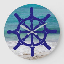 Reloj grande del fondo del océano de la rueda del