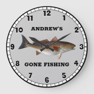 Reloj grande del Personalizado de pesca de peces r