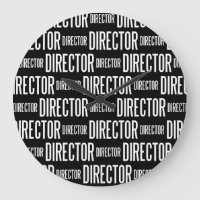 Reloj grande redondo del director