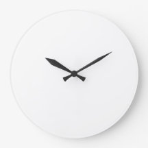 Reloj Grande Redondo Personalizable De Pared